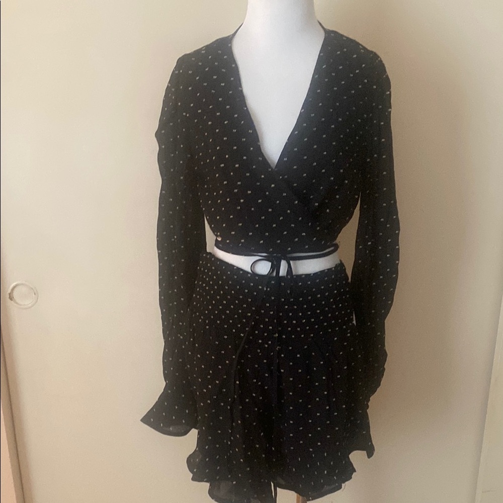 ILLA ILLA Black Skirt Set
